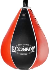 Bad Company Boxbirne aus Echt-Leder medium black/red