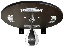 Bad Company Speedball Plattform mit PU Boxbirne schwarz/weiß medium zur Wandmontage I BCA-40