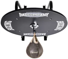 Bad Company Speedball Plattform mit Rindsleder Boxbirne medium zur Wandmontage I BCA-130