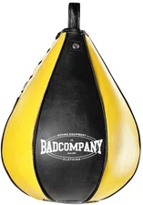 Bad Company Boxbirne aus Echt-Leder medium black/yellow