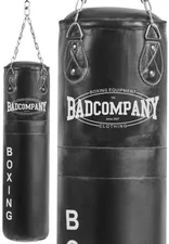 Bad Company Boxsack 80 x 35 cm ungefüllt aus Leder mit Stahlkette