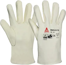 Hase Safety Workwear 6522027 Driver Eco-Tan Ziegenleder-Schutzhandschuhe allergikergeeignet schwarz (10 Paar)