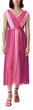 Comma Langes Kleid aus Chiffon (2132535) rosa