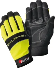 Fortis Werkzeuge Handschuh Technic Grip + gelb / schwarz
