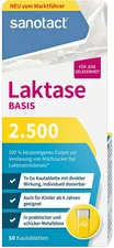 sanotact Laktase Basis 2.500 Tabletten (50 Stk.)