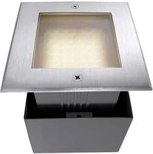 Deko-Light LED Bodeneinbauleuchte Square II 2,2W 3000K IP67 silber (730248)