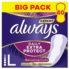 Always Daily Expert Protect Slipeinlagen Long mit Duft Big Pack (40 Stk.)