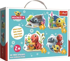 Trefl Rahmenpuzzle - 4 Puzzles - Baby Classic Fish MiniMini (3 Teile)