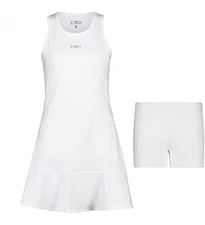 CMP Sleeveless 2in1 Dress (32C6446) bianco