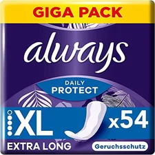 Always Dailies Long Plus Extra Protect Slipeinlagen (54 Stk.)