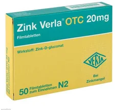 Verla-Pharm Zink Verla OTC 20 mg Filmtabletten (50 Stk.)