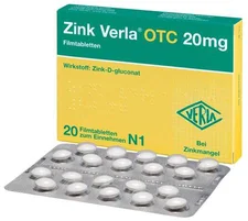 Verla-Pharm Zink Verla OTC 20 mg Filmtabletten (20 Stk.)