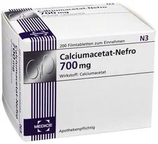 Medice Calciumacetat Nefro 700 mg Tabletten (200 Stk.)