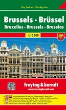 Freytag & Berndt Brüssel 1 : 10 000 City Pocket + The Big Five (ISBN:9783707913767)