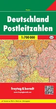 Freytag & Berndt Deutschland 1 : 700 000 Postleitzahlenkarte (ISBN:9783707908954)