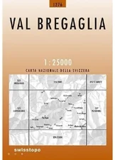 Swisstopo 1 : 25 000 Val Bregaglia (ISBN:9783302012766)
