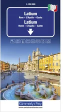 Kümmerly & Frey Latium-Rom Nr 10 Regionalkarte Italien 1:200 000 (ISBN:9783259014981)