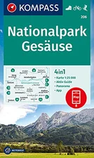 KOMPASS Wanderkarte 206 Nationalpark Gesäuse 1:25.000 (ISBN:9783991213833)