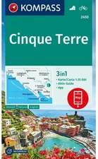 KOMPASS Wanderkarte 2450 Cinque Terre 1:35.000 (ISBN:9783991217459)