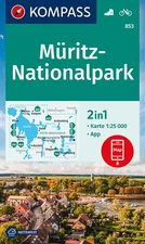 KOMPASS Wanderkarte 853 Müritz-Nationalpark 1:25.000 (ISBN:9783991213802)