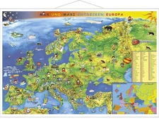 Stiefel Eurocart Kindereuropakarte mit Metallleisten (ISBN: 978-3-938842-97-3)