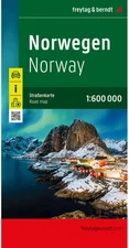 Freytag & Berndt Norwegen Straßenkarte 1:600.000 (ISBN: 978-3-70-792161-8)
