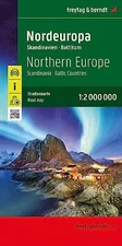 Freytag & Berndt Nordeuropa Straßenkarte 1:2.000.000 (ISBN: 978-3-70-792189-2)