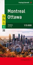 Freytag & Berndt Stadtplan Montreal Ottawa (ISBN: 978-3-70-791175-6)