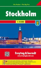 Freytag & Berndt Stockholm 1:10 000 City Pocket + The Big Five (ISBN: 978-3-70-790932-6)