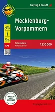 Freytag & Berndt Mecklenburg-Vorpommern Motorradkarte 1:250.000 (ISBN: 978-3-70-791980-6)