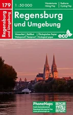 Freytag & Berndt Regensburg und Umgebung Wander - Radkarte 1:50 000 (ISBN: 978-8-07-445414-1)