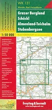 Freytag & Berndt Wander- Rad- und Freizeitkarte Grazer Bergland Schöckl Almenland-Teichalm Stube (ISBN: 978-3-85-084759-9)
