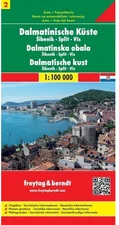 Freytag & Berndt FuB Dalmatinische Küste 02 Sibenik - Split - Vis 1:100 000 (ISBN: 978-3-85-084997-5)