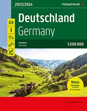 Freytag & Berndt Deutschland Autoatlas 1:200.000 2024/2025 (ISBN: 978-3-70-792208-0)
