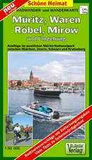 Verlag Dr. Barthel Müritz Waren Röbel und Umgebung 1:35 000 Radwander- und Wanderkarte (ISBN: 978-3-89-591174-3)