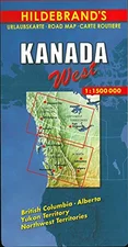 Hildebrand's Urlaubskarte Kanada West; Canada The West; Canada L' Ouest, Karte