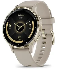 Garmin Venu 3S French Gray/Softgold Silikon-Armband