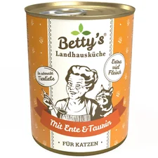 Betty's Landhausküche Katzen-Nassfutter mit Ente & Taurin 400g