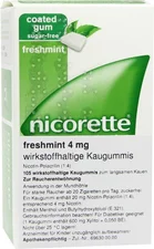 Kohlpharma Nicorette 4 mg Freshmint Kaugummi (105 Stk.)