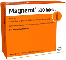 Wörwag Magnerot 500 Injekt Ampullen (10 x 5 ml)