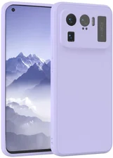 Eazy Case TPU Hülle für Xiaomi Mi 11 Ultra 6,81 Zoll, Silikonhülle stoßfest Smart Slimcover tpu case Violett / Lila Lavendel, Violett / Lavendel