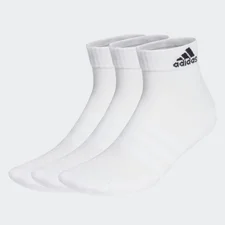Adidas Cushioned Sportswear Ankle Socks 3 Pairs (HT3441) white