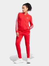 Adidas Woman Essentials 3-Stripes Track Suit better scarlet/white (IJ8784)