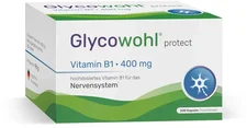 Heilpflanzenwohl Glycowohl Vitamin B1 Thiamin 400 mg hochdosierte Kapseln (200 Stk.)